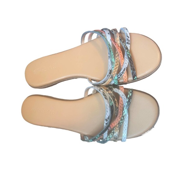 Madewell Colorful Flip Flop Sandals 7 NWT - Picture 1 of 4